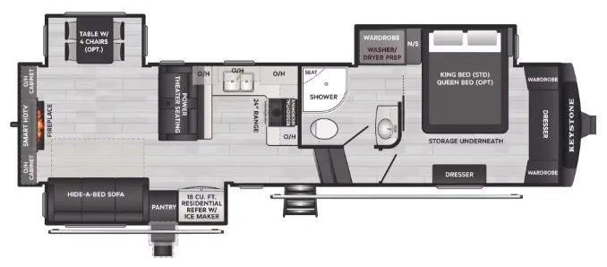 2026 Keystone Montana High Country 311RD floor plan