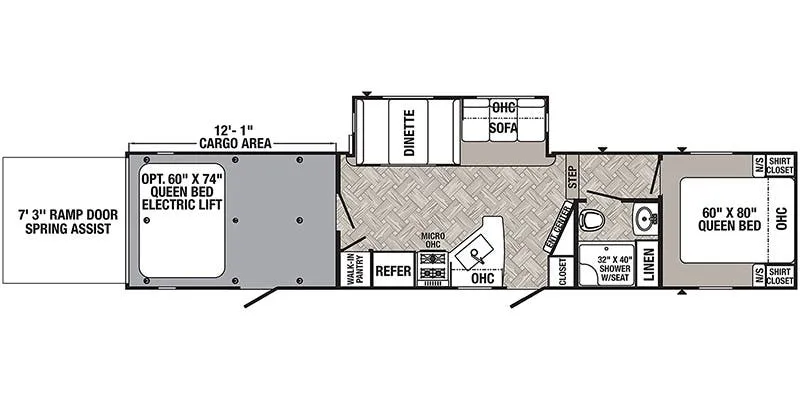 Palomino Puma Unleashed 382THS floor plan
