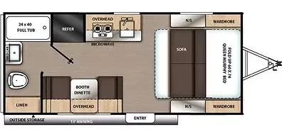 Coachmen Catalina Summit Series 7 7 174RB floor plan
