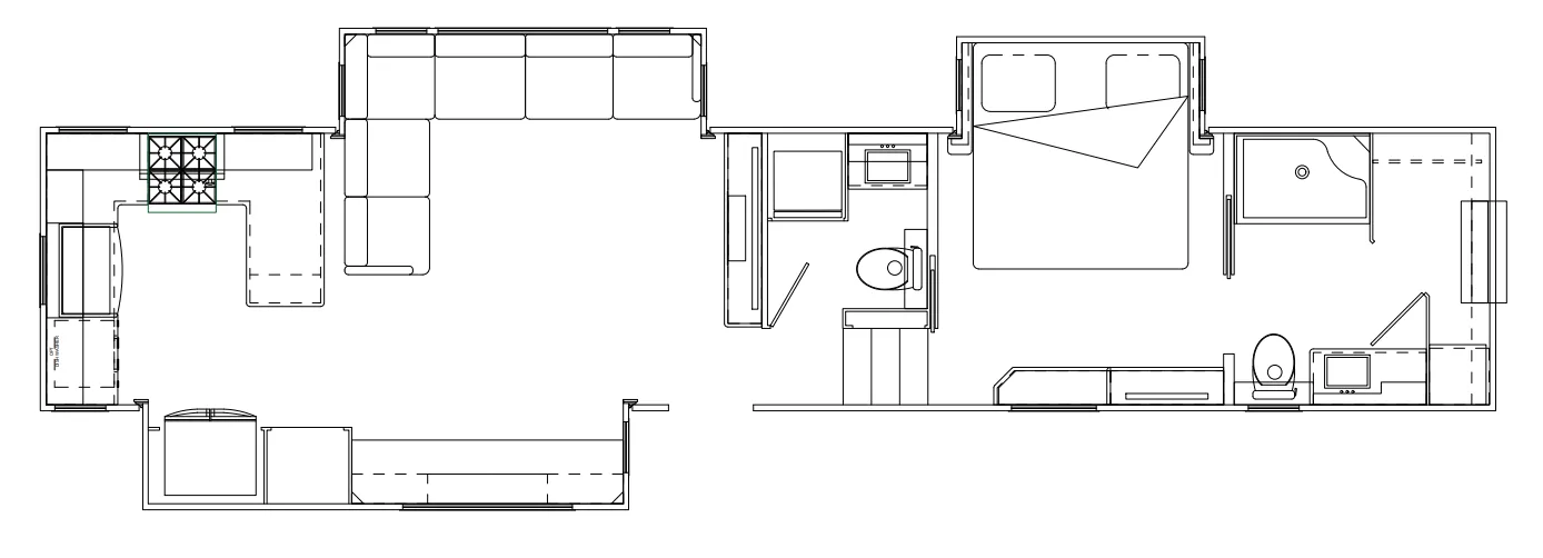 New Horizons Majestic M42RKFB3S floor plan