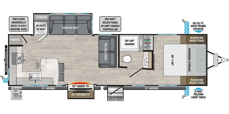 2024 Alliance RV Delta 294RK floor plan