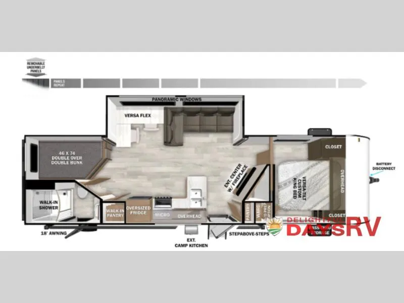 2025 Forest River Wildwood 26DBUD - Photo 3