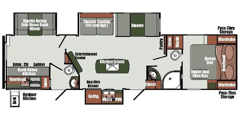 Gulf Stream Envision 333BH floor plan
