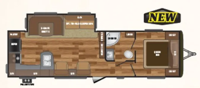 Keystone Hideout 28RKS exterior