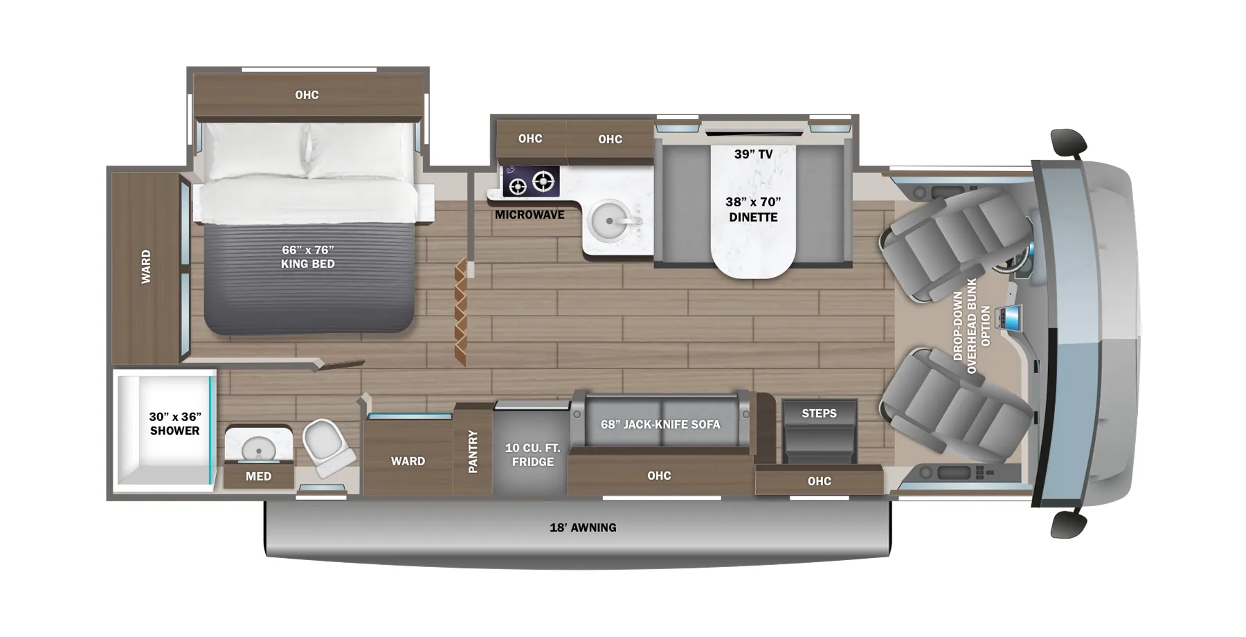 Jayco Alante SE 27ASE floor plan