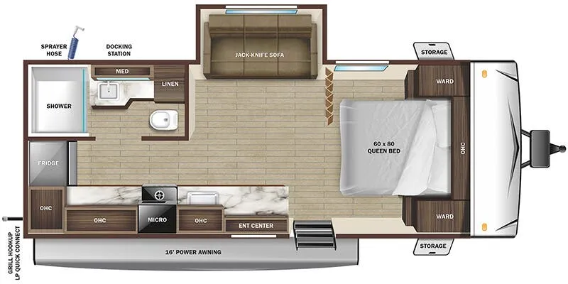 Starcraft Super Lite 189RG floor plan
