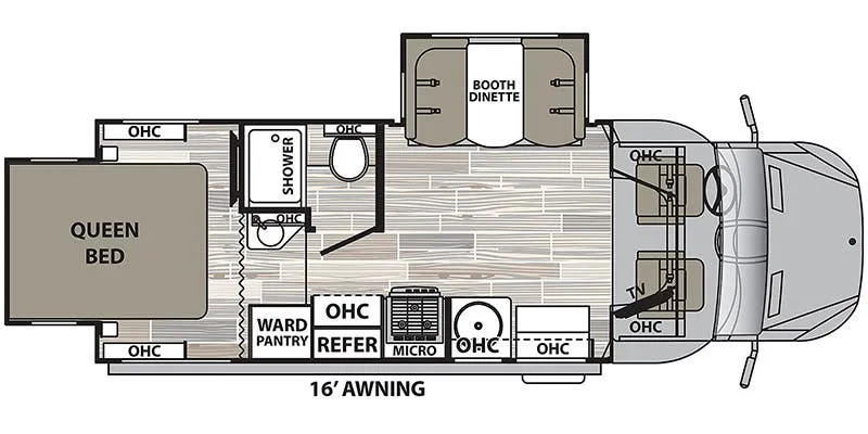2021 Dynamax Corp Isata 3 Series 24RW - Floor plan