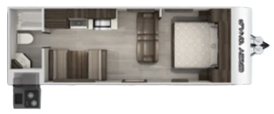 Forest River Cherokee Grey Wolf 24JS floor plan