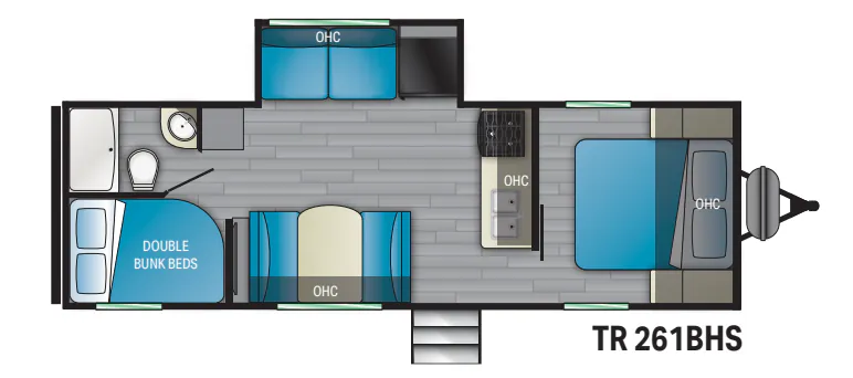 Heartland Trail Runner 261BHS floor plan