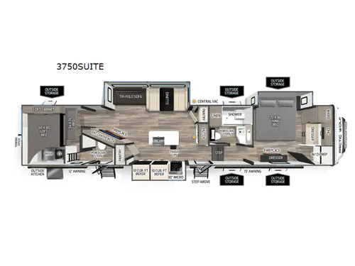 2026 Forest River Cherokee Arctic Wolf 3750SUITE - Photo 3