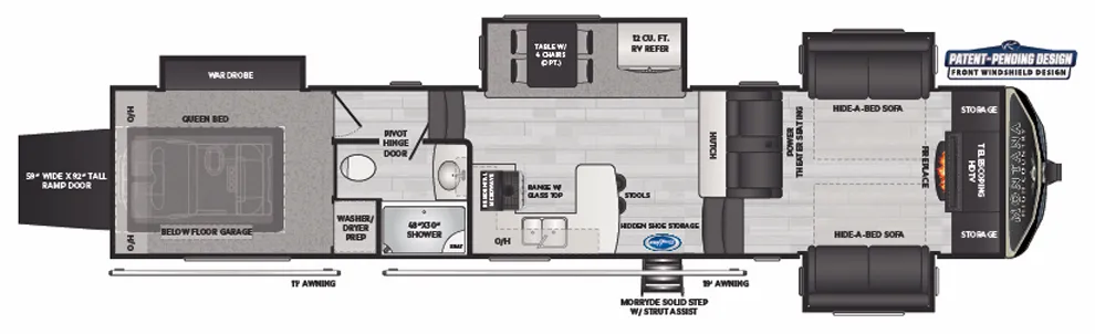 Keystone Montana High Country 383TH floor plan