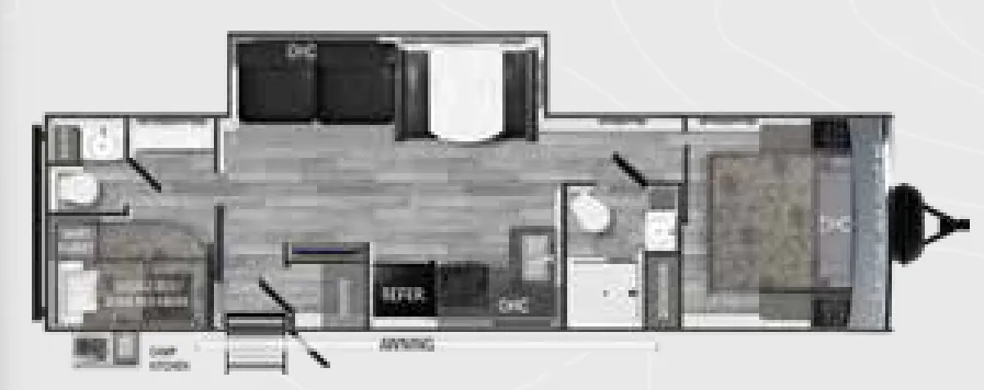 Heartland Trail Runner 31DB floor plan