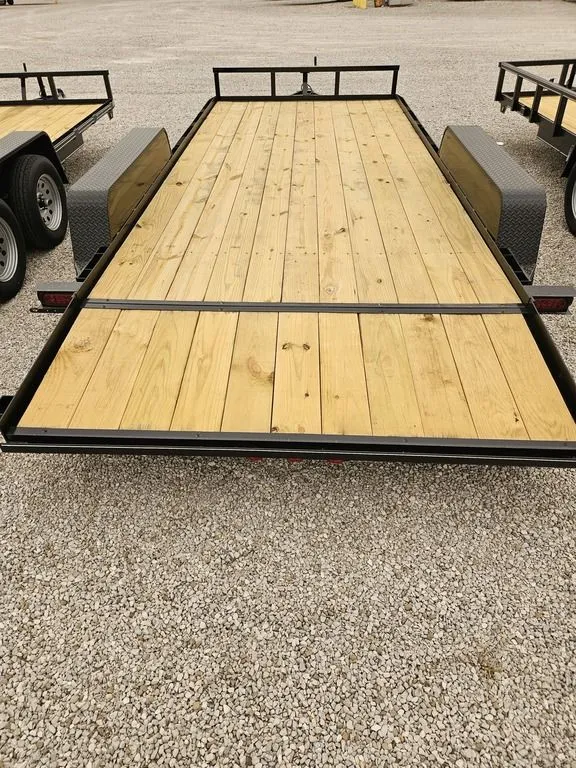 2025 Lone Wolf Trailer Company Wood Floor Car Hauler 83 x 18 - Photo 3