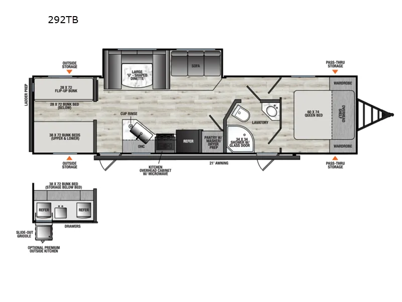 2026 Coachmen Clipper 6K Series 292TB - Floor plan