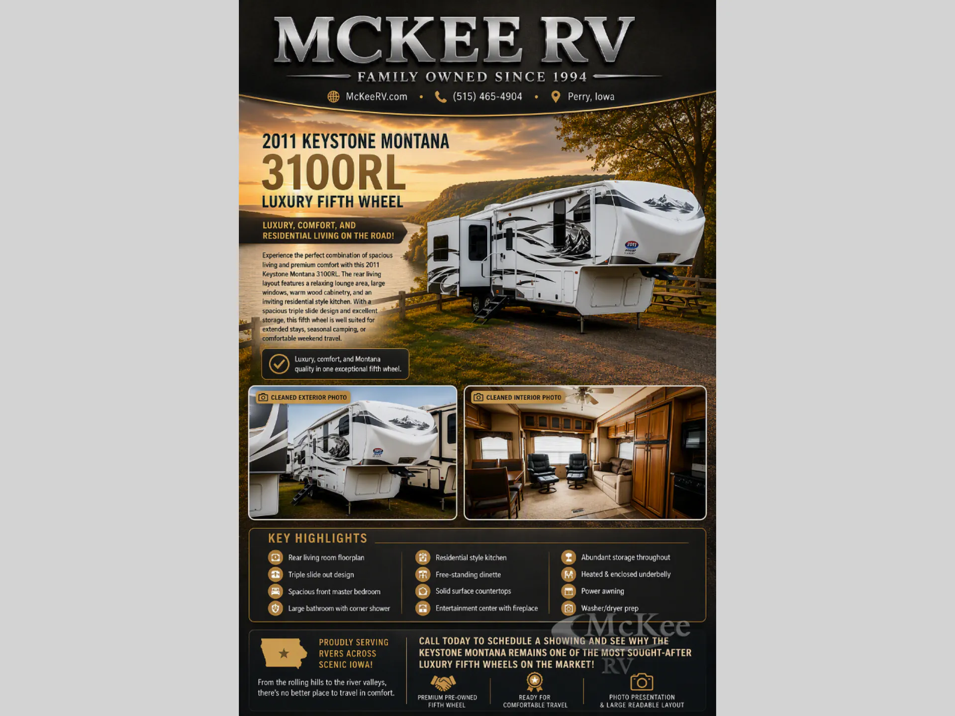 2011 Keystone Montana 3100RL - Photo 3