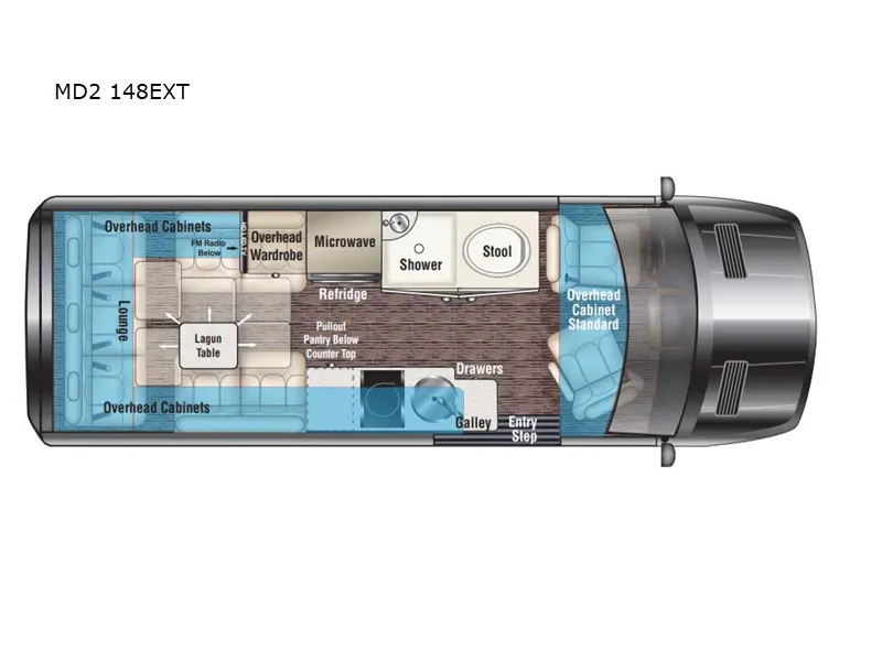 2026 Midwest Automotive Designs Ford Patriot MD2 148EXT floor plan