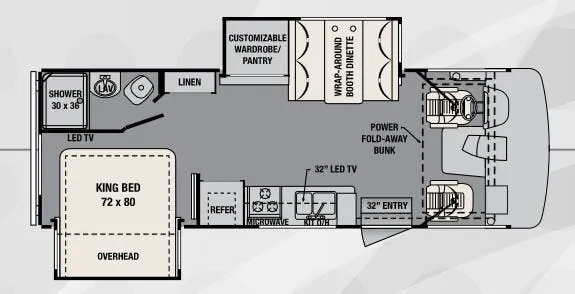 Forest River FR3 25DS floor plan