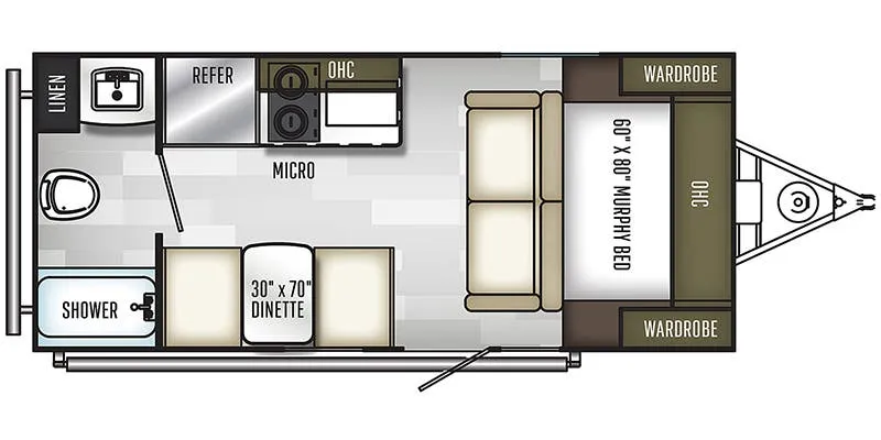 2021 Palomino Revolve EV2 - Floor plan