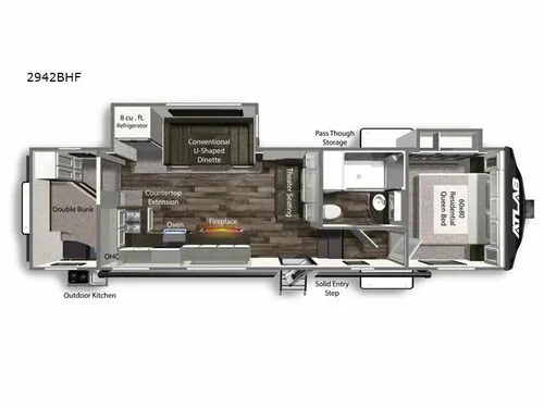 2022 Dutchmen Atlas 2942BHF - Photo 3