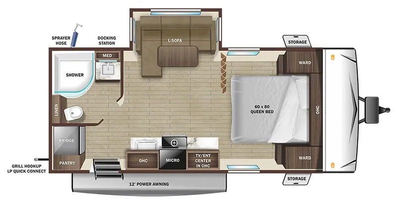 Starcraft Super Lite 212FB floor plan