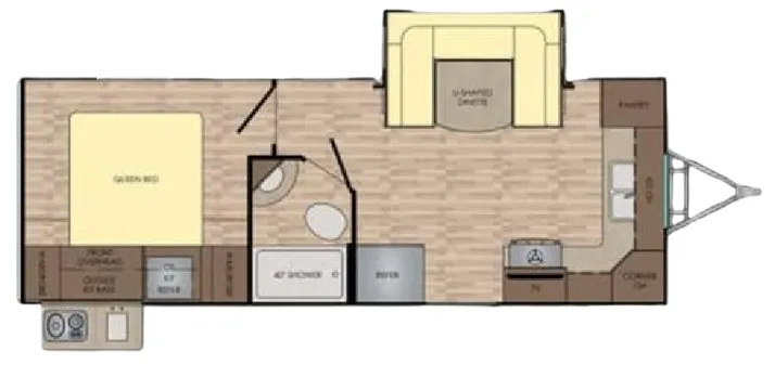 CrossRoads Sunset Trail Super Lite 210FK floor plan