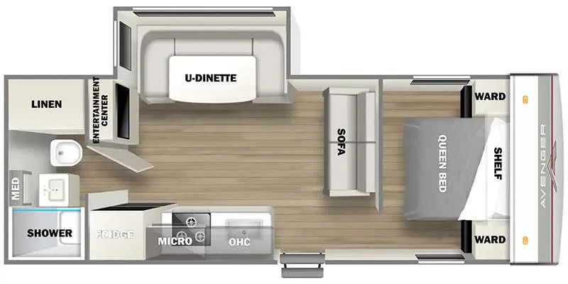 2024 Prime Time Avenger LE 21RBSLE - Floor plan