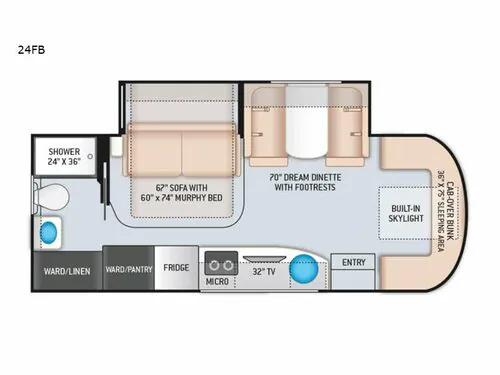 2022 Thor Motor Coach Tiburon 24FB, Photos photo 2
