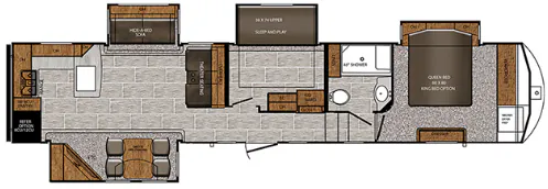 Prime Time Crusader 365RKB floor plan