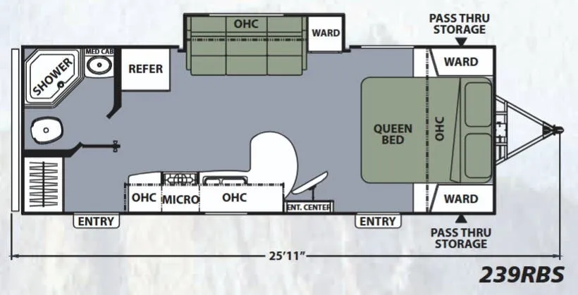 Coachmen Apex Ultra-Lite 239RBS floor plan