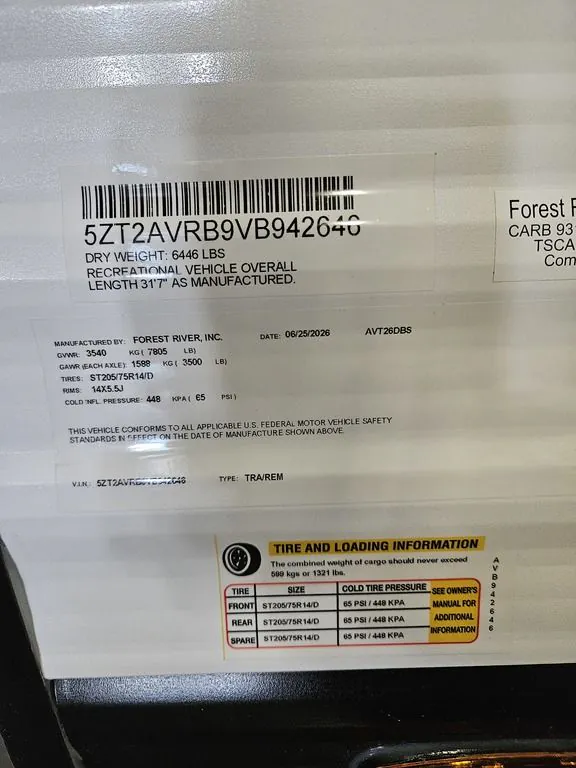 2027 Forest River Prime Time Avenger 26DBS, Photos photo 13