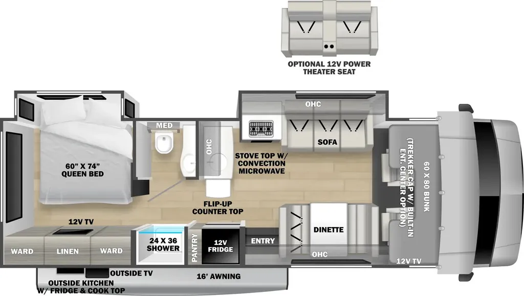 2026 Forest River Forester 2861DS floor plan