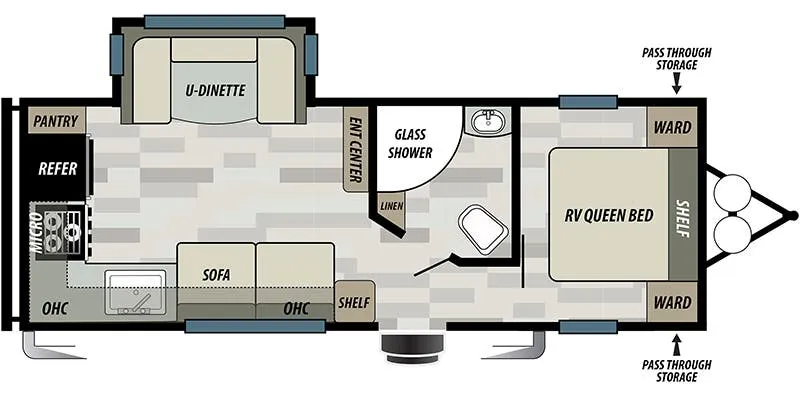 2019 Forest River EVO T2360 - Floor plan
