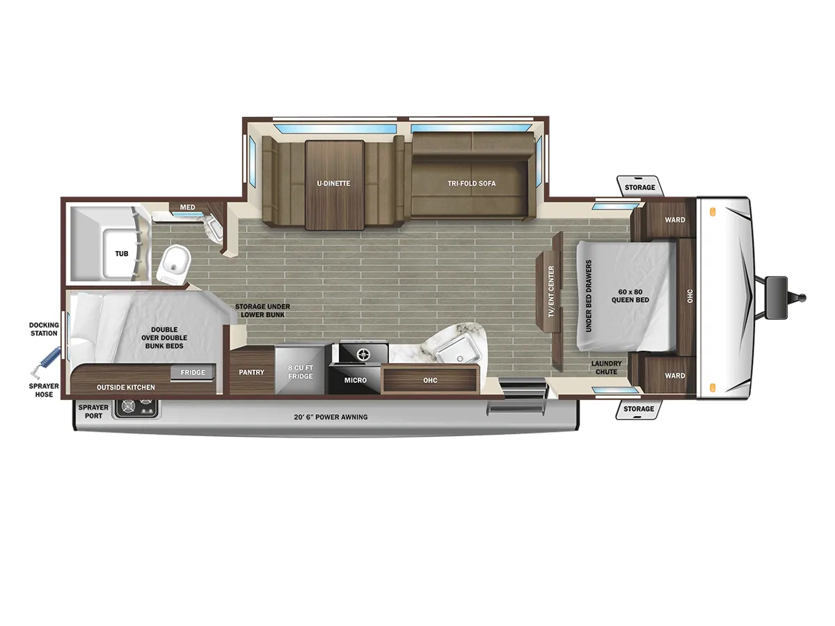 Starcraft Super Lite 261BH floor plan