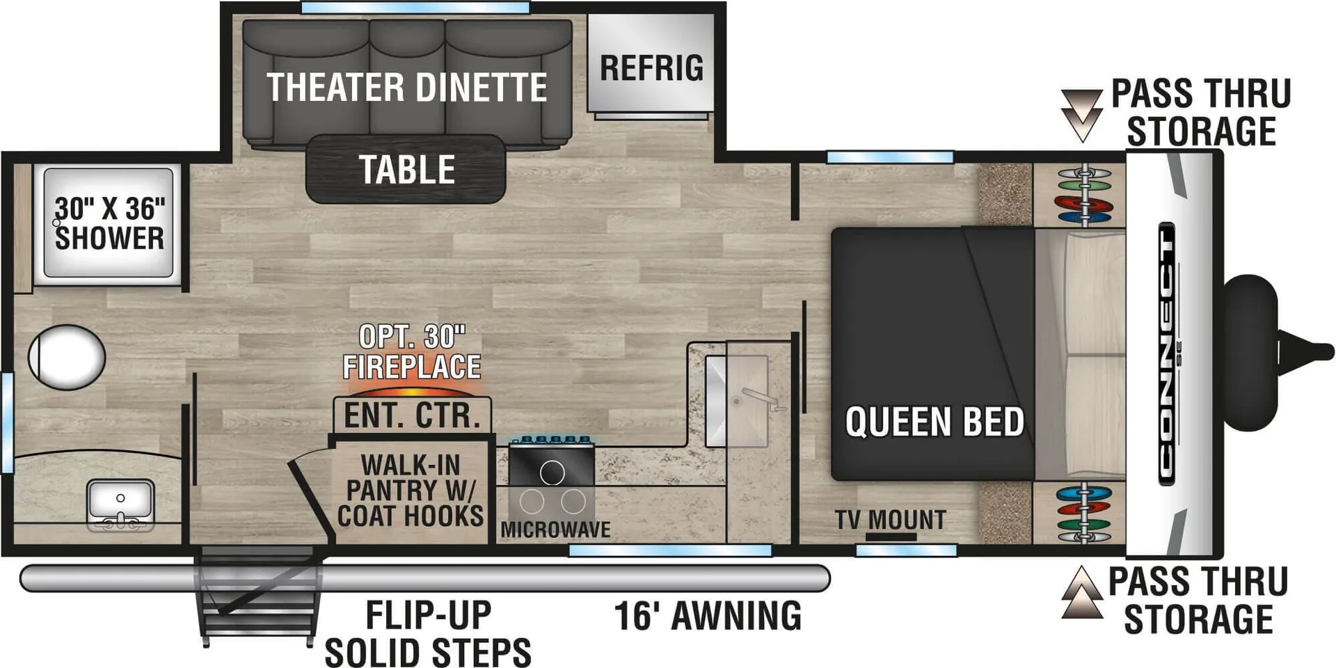 K-Z Connect SE C221RBSE floor plan
