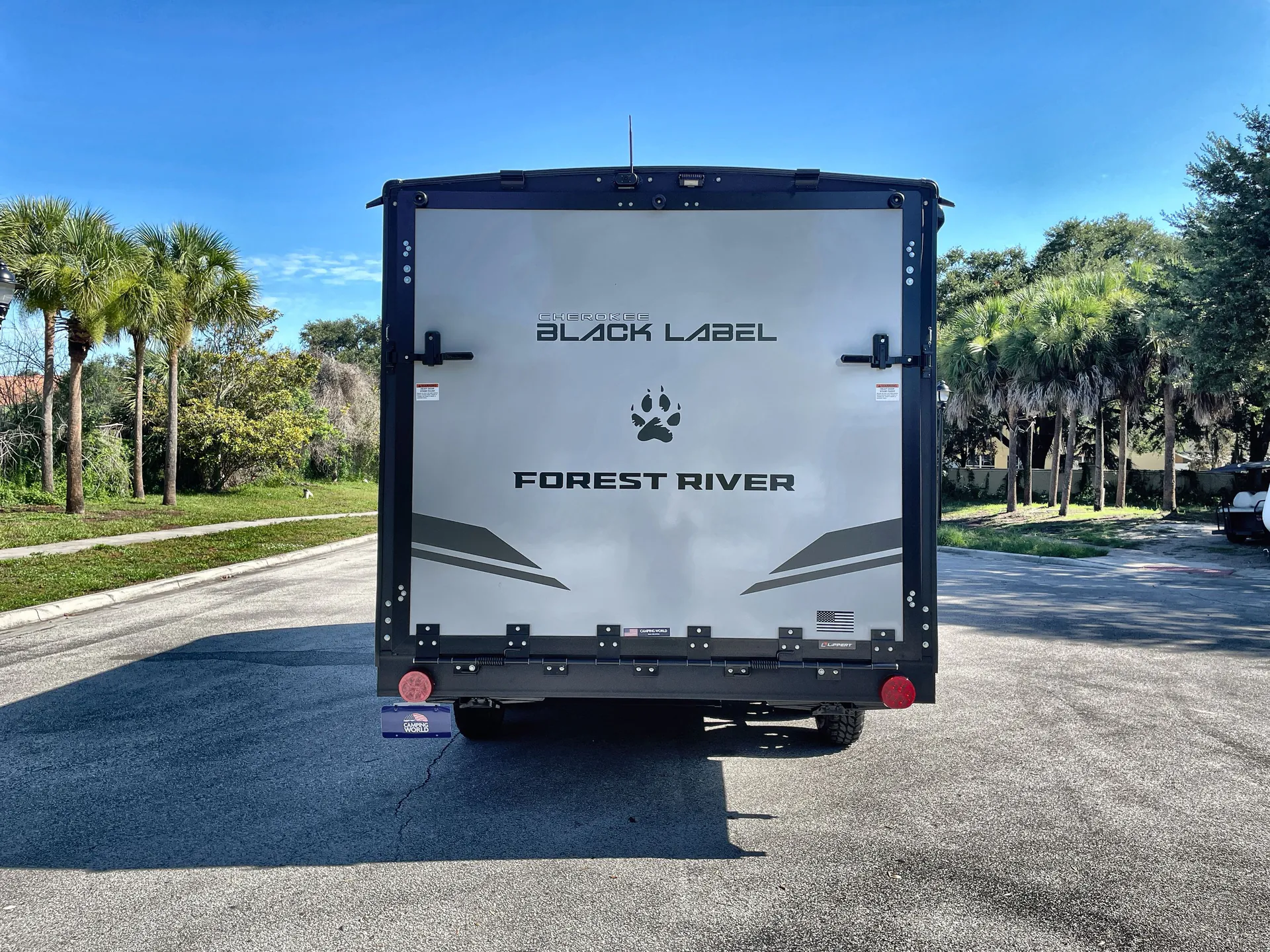 2027 Forest River Cherokee Grey Wolf Black Label 18RRBL — backside