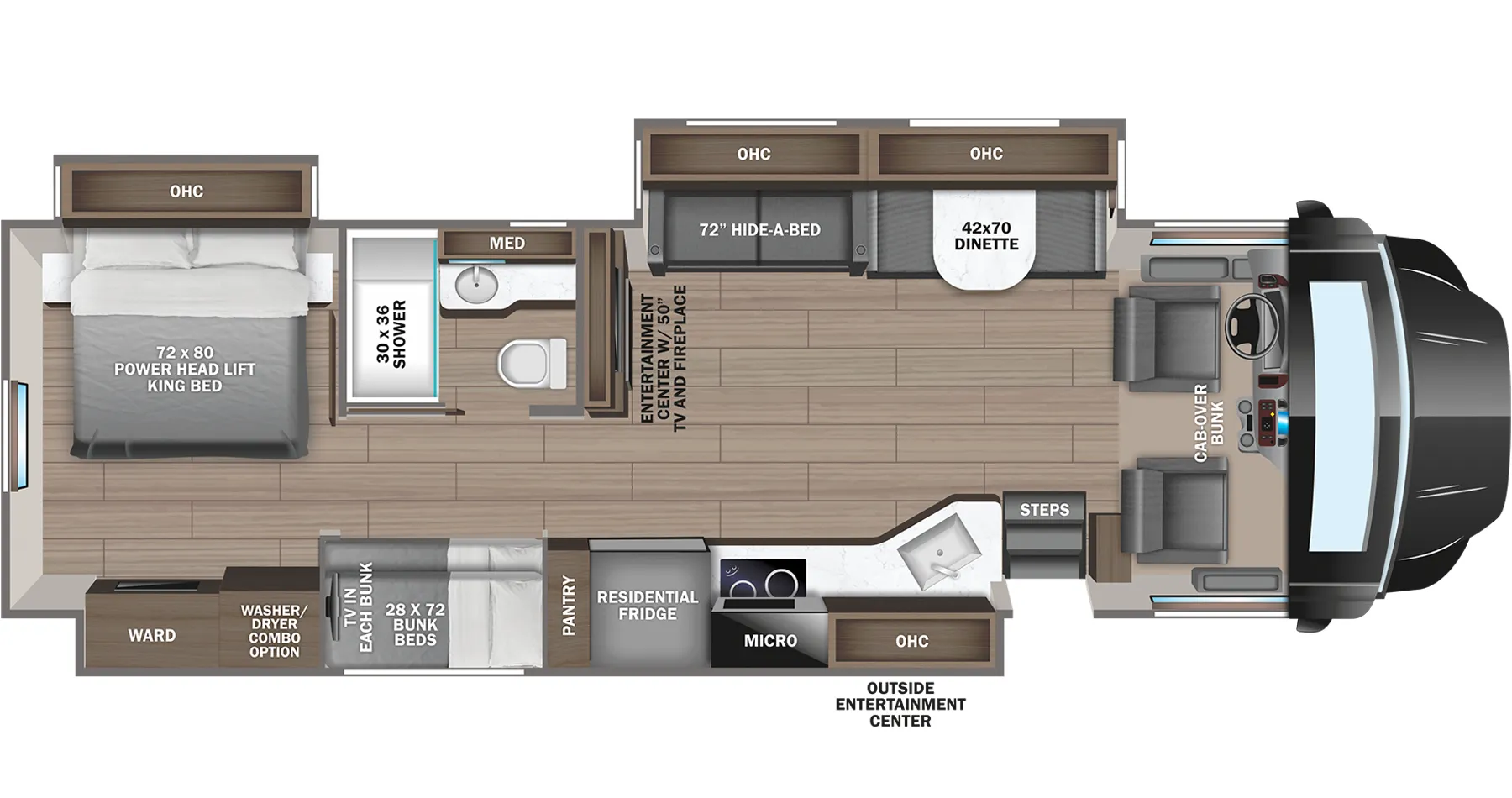 Jayco Seneca Prestige 37L floor plan