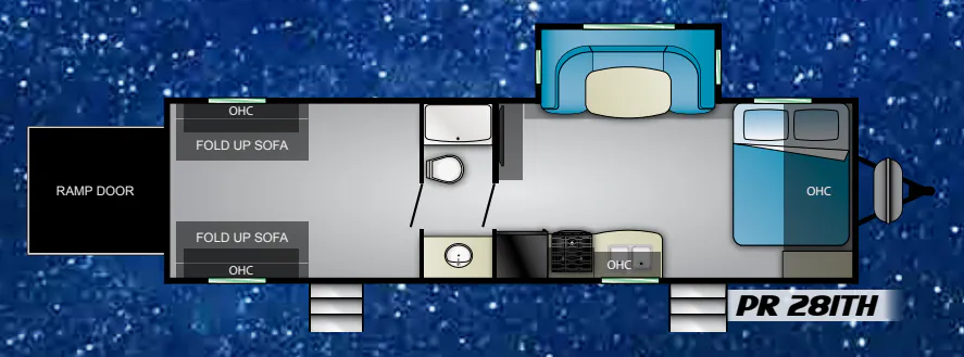 Heartland Prowler 281 PTH floor plan
