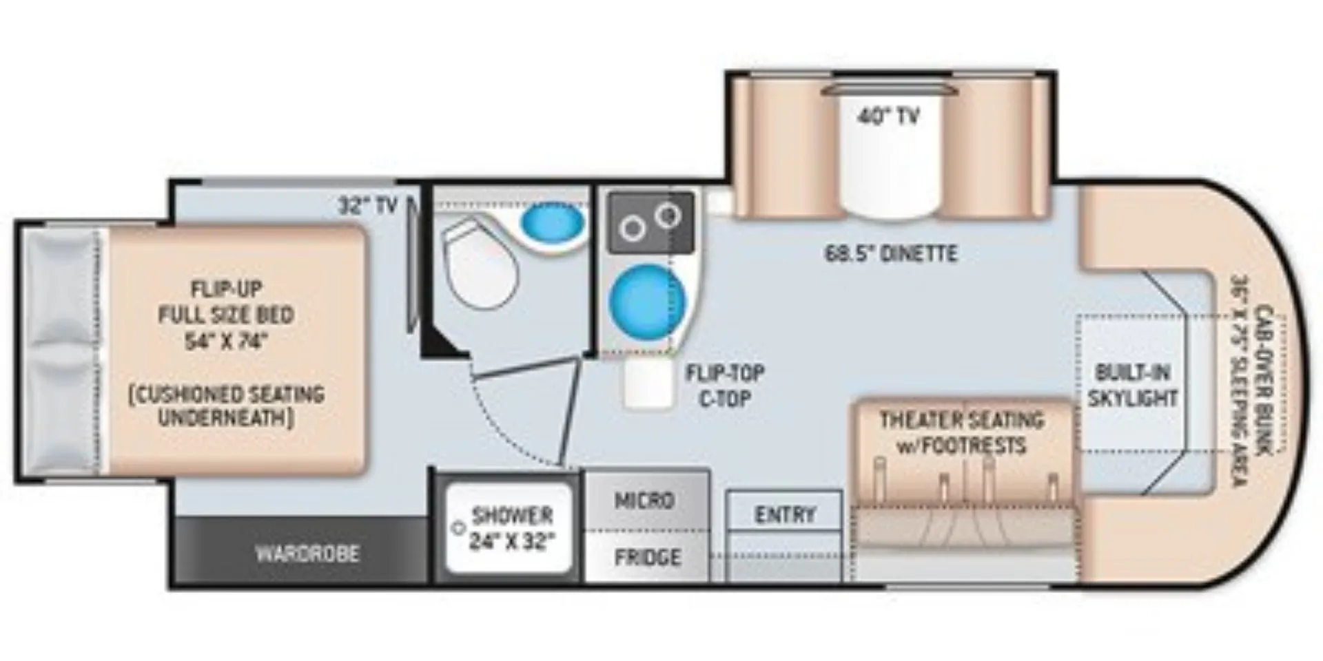 2021 Thor Motor Coach Delano 24RW dealer photo 1 from Camping World
