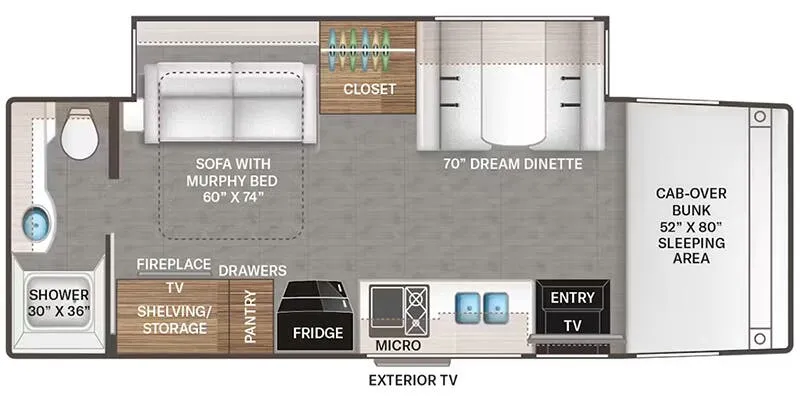 Thor Motor Coach Magnitude AX29 floor plan