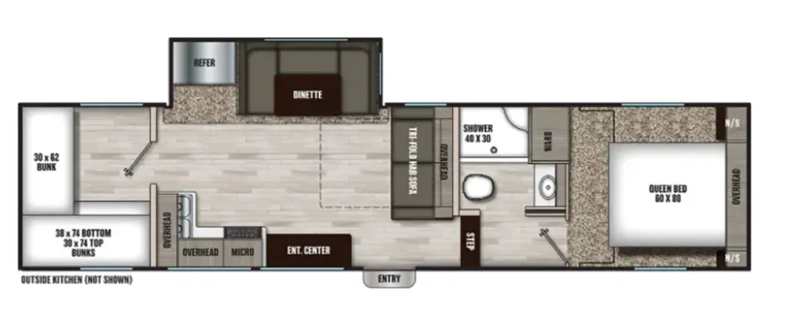 Coachmen Chaparral Lite 274BH floor plan