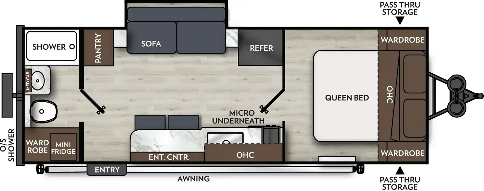 2026 Coachmen Apex Nano 224RBS - Floor plan