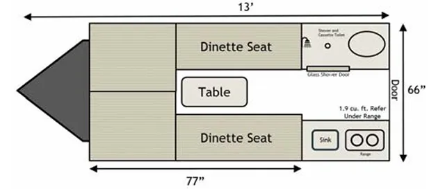 Aliner Ascape ST floor plan