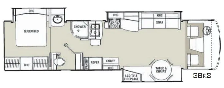 Coachmen Encounter 36KS floor plan