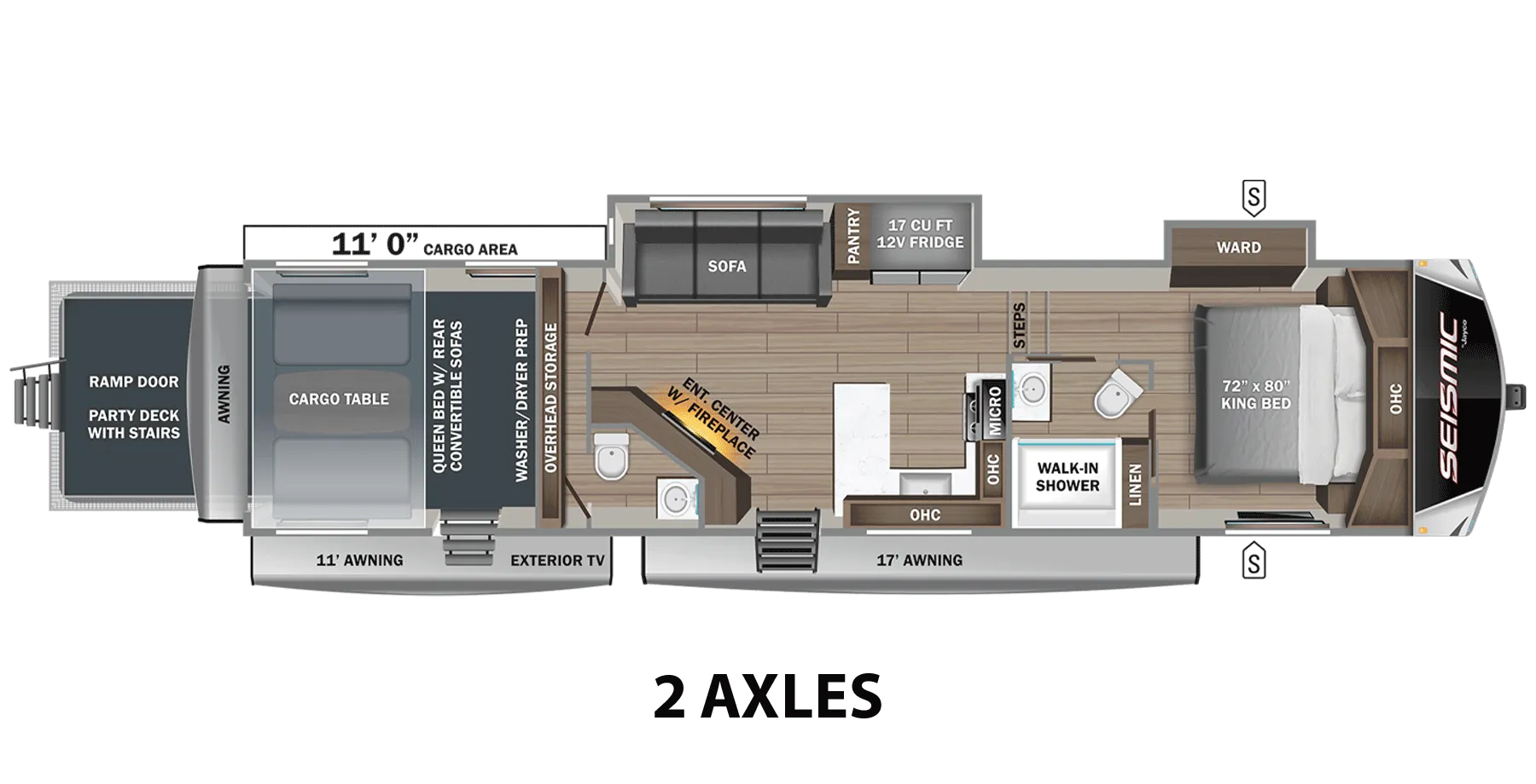 2027 Jayco Seismic 359 - Floor plan