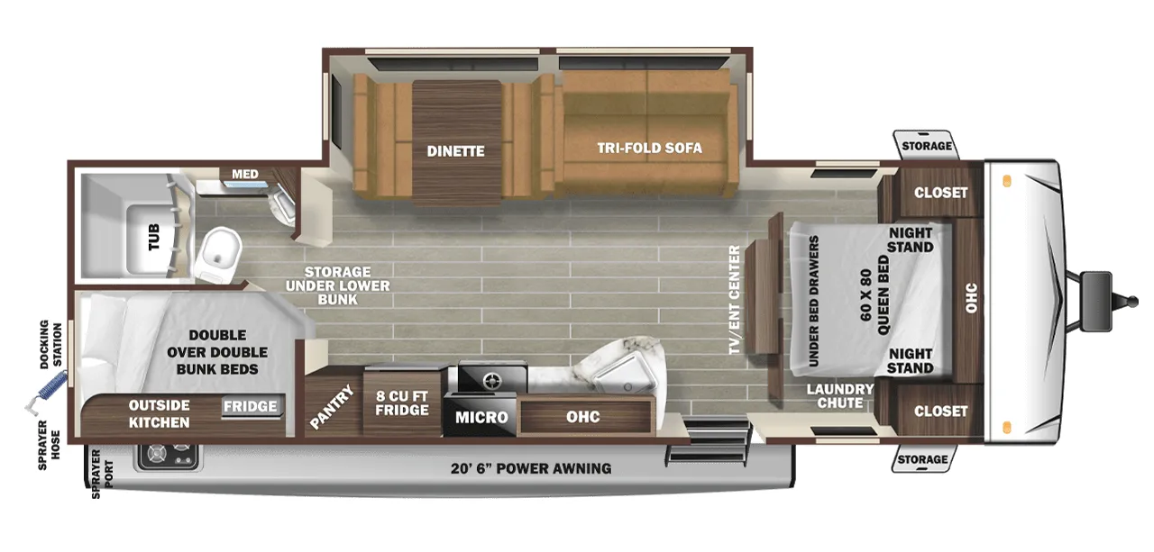 Starcraft Super Lite 261BH floor plan