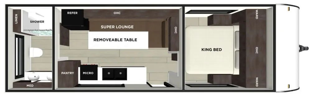 2026 Forest River Wildwood FSX 233RBLE - Floor plan