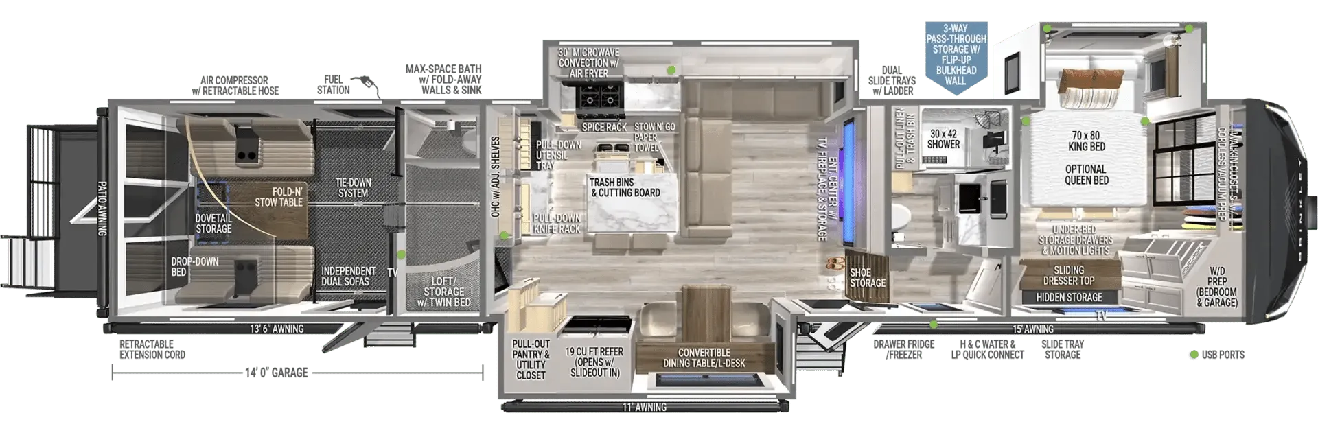2026 Brinkley Model G 3950 - Floor plan