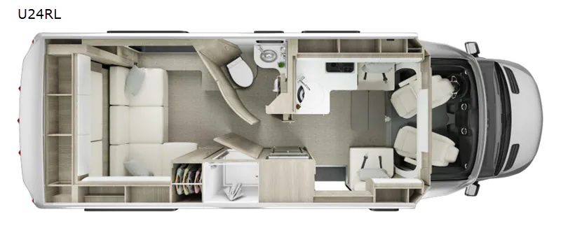 2020 Leisure Travel Unity U24RL - Floor plan