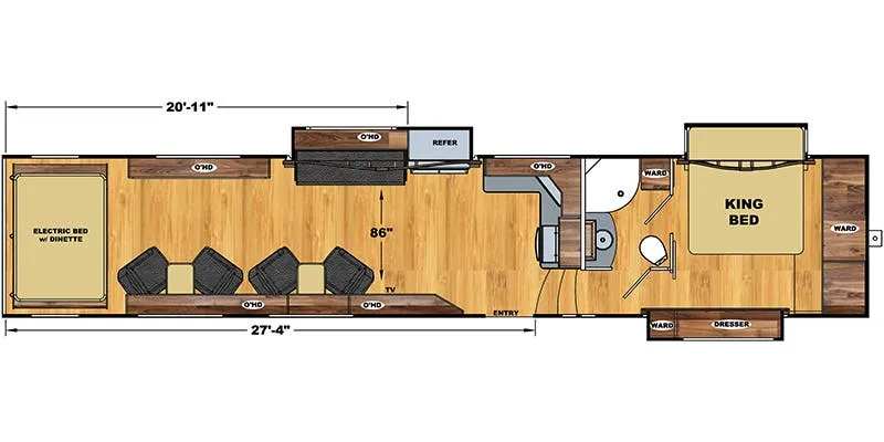 Eclipse Iconic 3928RS floor plan