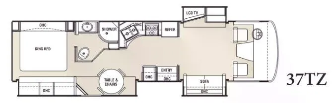 Coachmen Encounter 37TZ floor plan